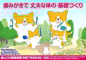 6月4日〜10日は歯と口の健康週間です
