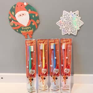 サンタさんの歯ブラシ