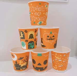 ハロウィンのコップが仲間入り！