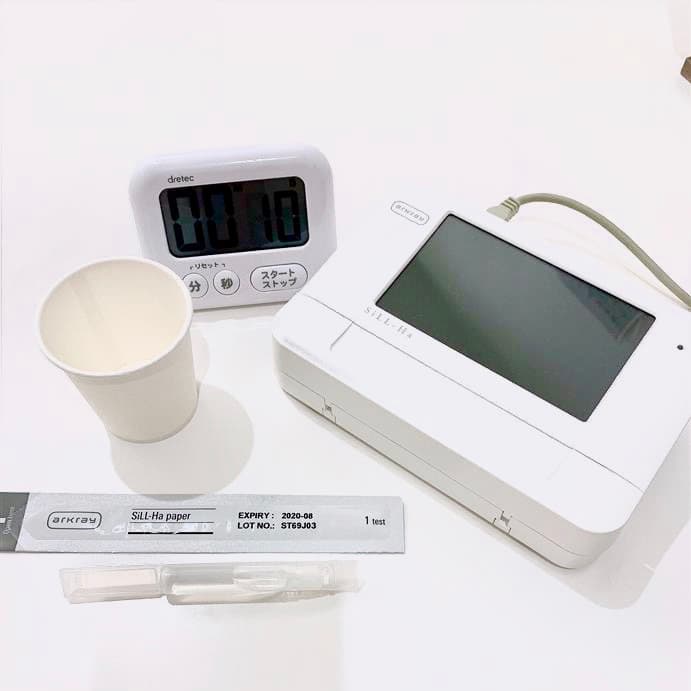 御所南ともこ歯科の唾液検査