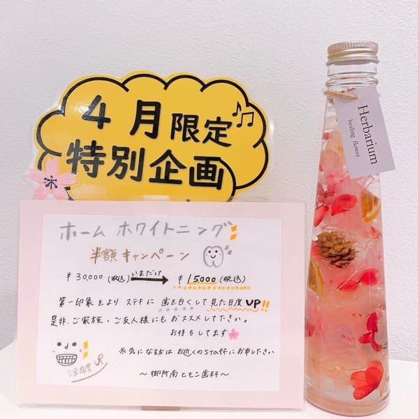 ホワイトニング半額キャンペーン