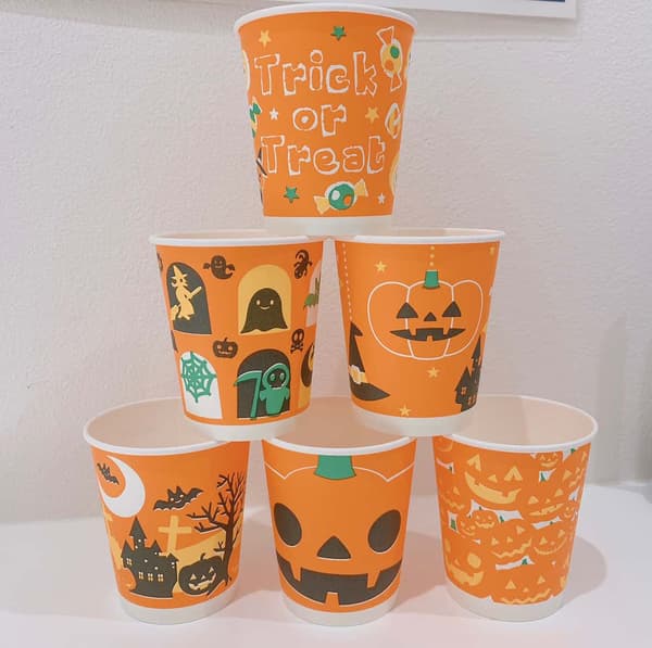 ハロウィンのコップが仲間入り！